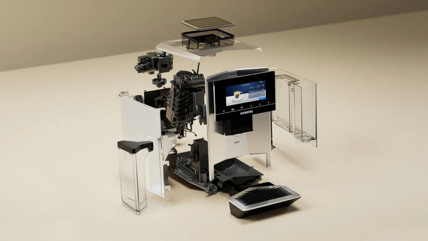 Kaffeevollautomat EQ900 Edelstahl (TQ903D03), monatlich ab 25,82 €