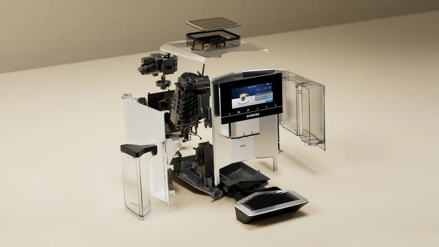 Kaffeevollautomat EQ900 Edelstahl mit beanIdent (TQ905D03), monatlich ab 29,98 €