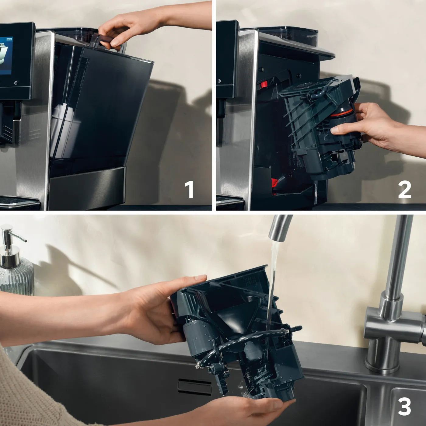 Kaffeevollautomat EQ900 plus Edelstahl (TQ903DZ3), monatlich ab 31,65 €