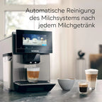 Kaffeevollautomat EQ900 Edelstahl, 2 Mahlwerke (TQ907D03), monatlich ab 34,98 €