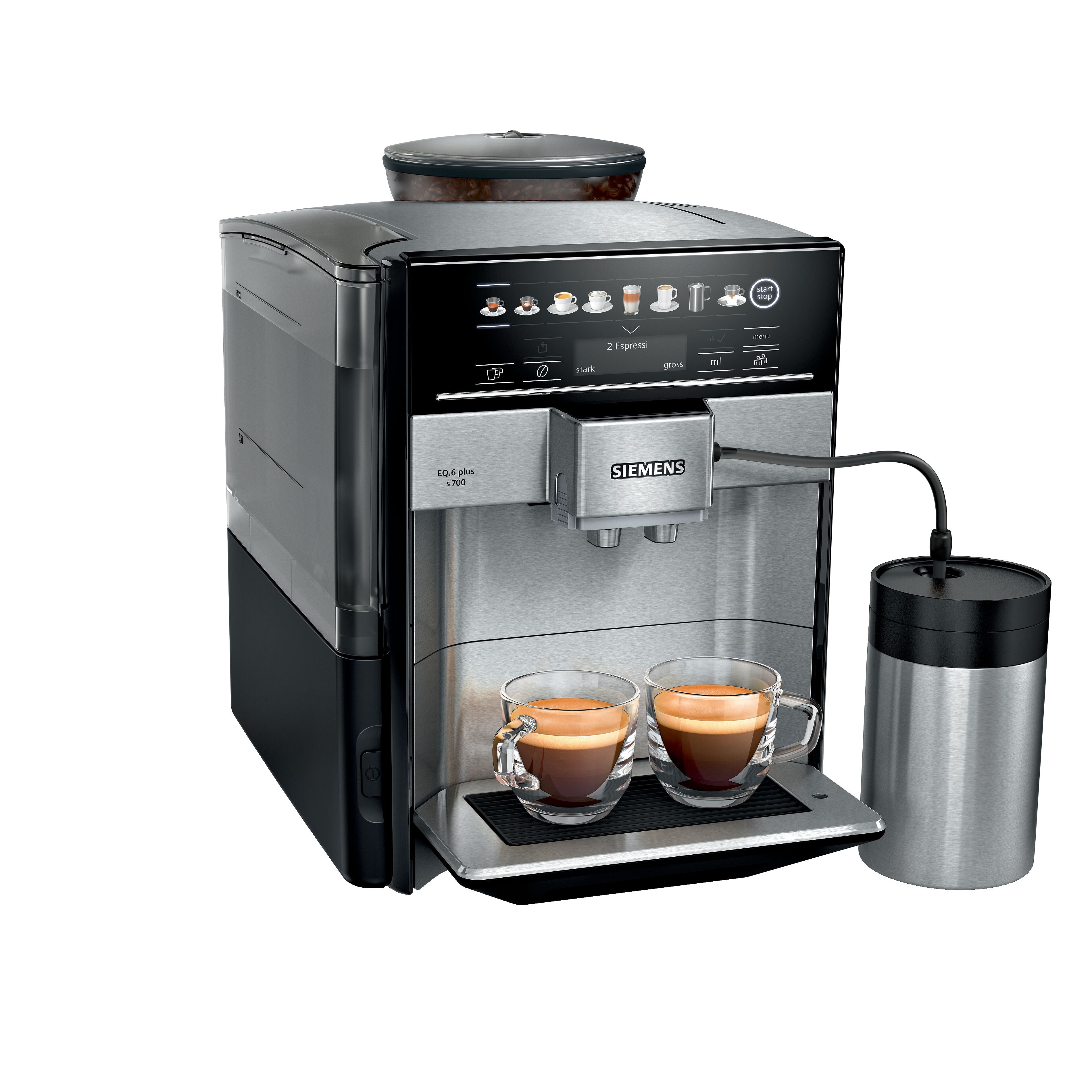 Kaffeevollautomat EQ6 plus s700 Edelstahl (TE657M03DE), ab 11,06 € monatlich